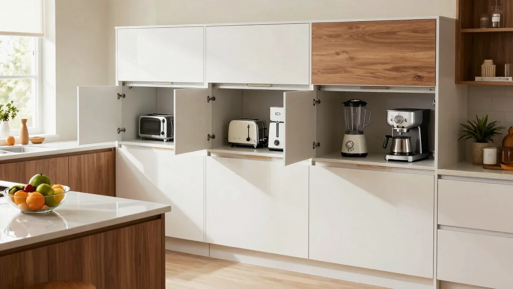14 Appliance Garage Cabinet Ideas for a Clutter-Free Kitchen