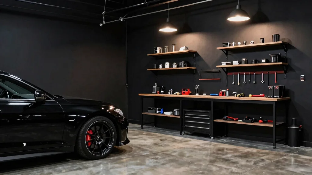 14 Black Garage Interior Ideas for a Bold Look