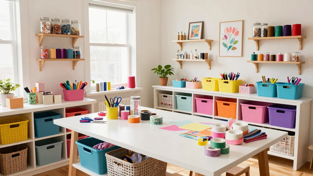 15 Cheap Craft Room Storage Ideas on a Budget