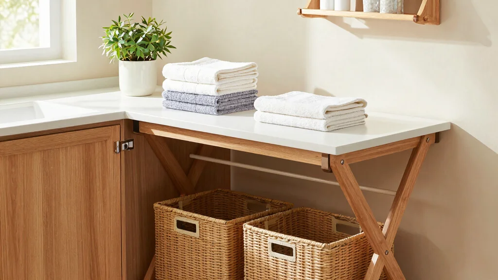15 Laundry Room Folding Station Ideas for Easy Organization