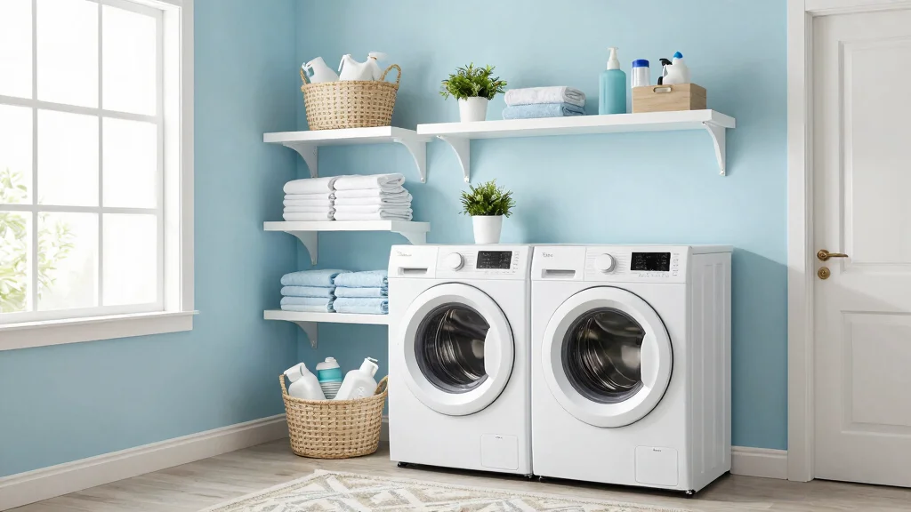 15 Laundry Room Shelf Ideas to Add Extra Storage