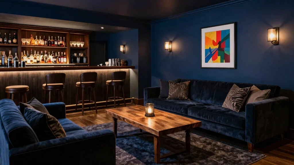 15 Moody Basement Ideas for a Dramatic Interior