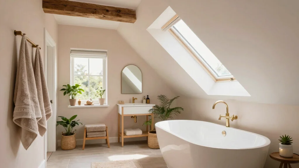 15 Small Attic Bathroom Ideas with a Sloped Ceiling That Feel Spacious