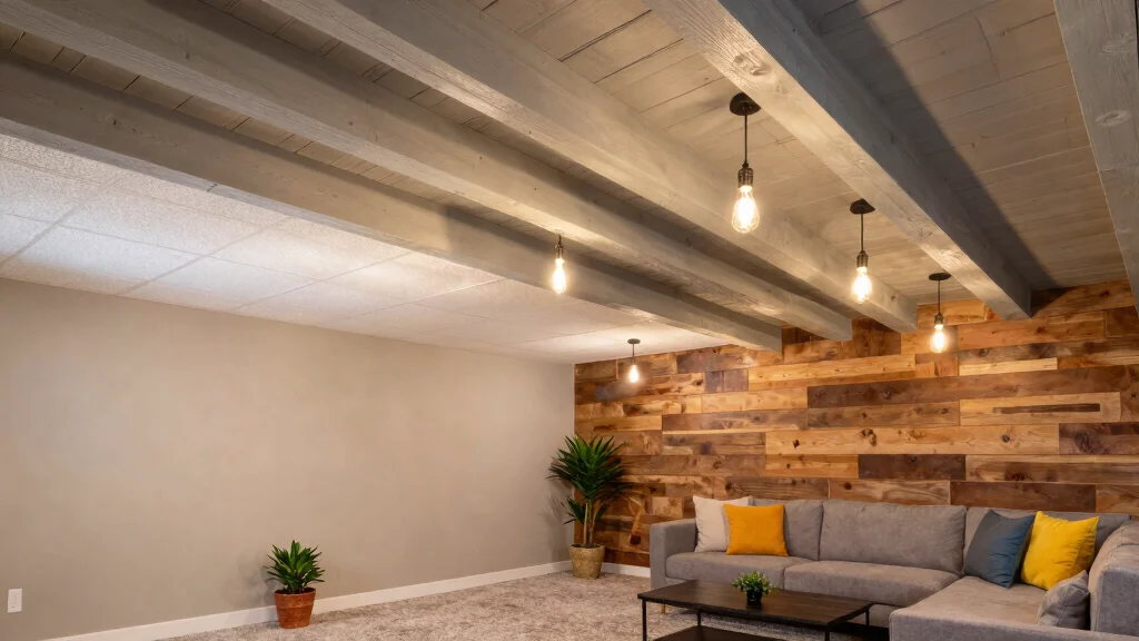 17 Basement Ceiling Ideas Cheap but Stylish