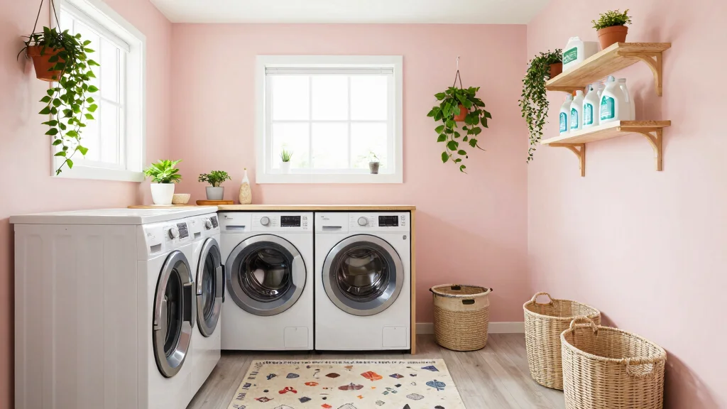 17 Basement Laundry Room Ideas That Brighten Up the Space
