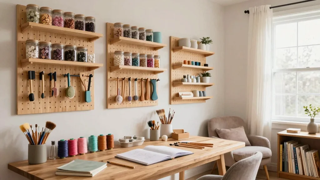 17 Creative Craft Room Storage Ideas for Organized Spaces