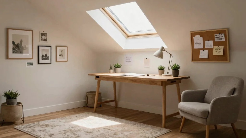 17 Smart Attic Office Space Ideas with a Sloped Ceiling