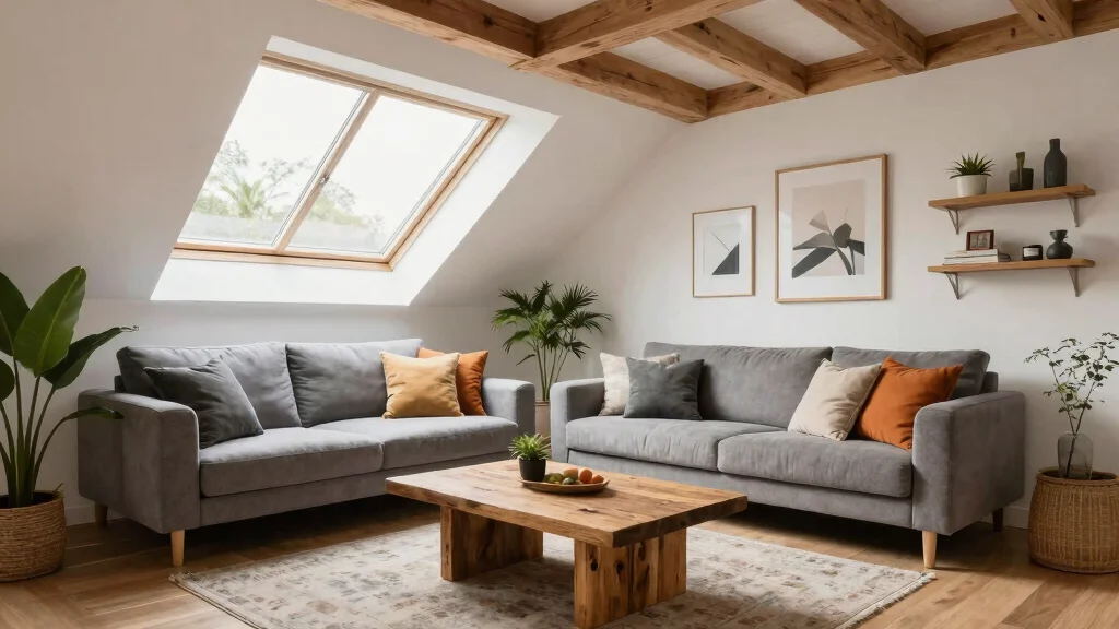 17 Stylish Attic Living Room Ideas for a Modern Loft Look